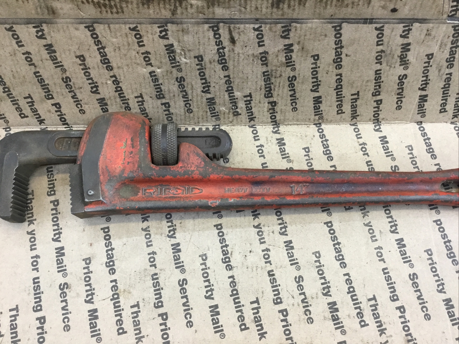 Rigid 14in Pipe Wrench Good Jaws USED