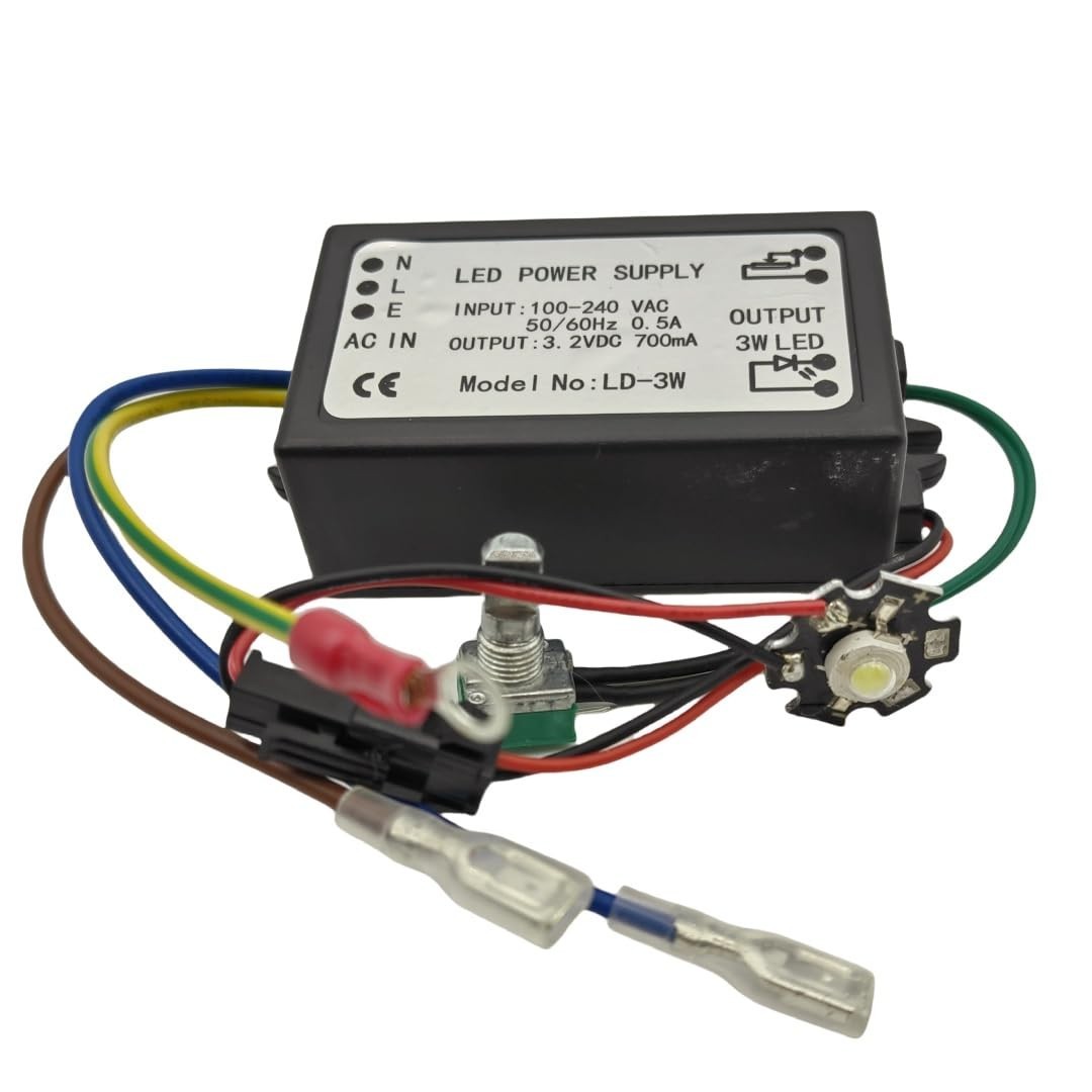 "3W LED Light Microscope Power Supply - Bright Illumination for Precision Viewin
