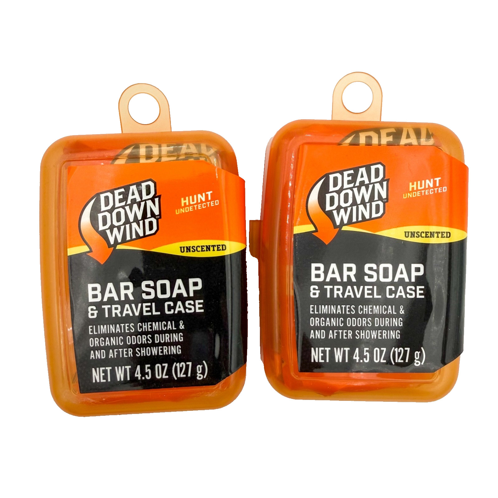 Dead Down Wind Bar Soap with travel case two containers with 4.5oz bars each