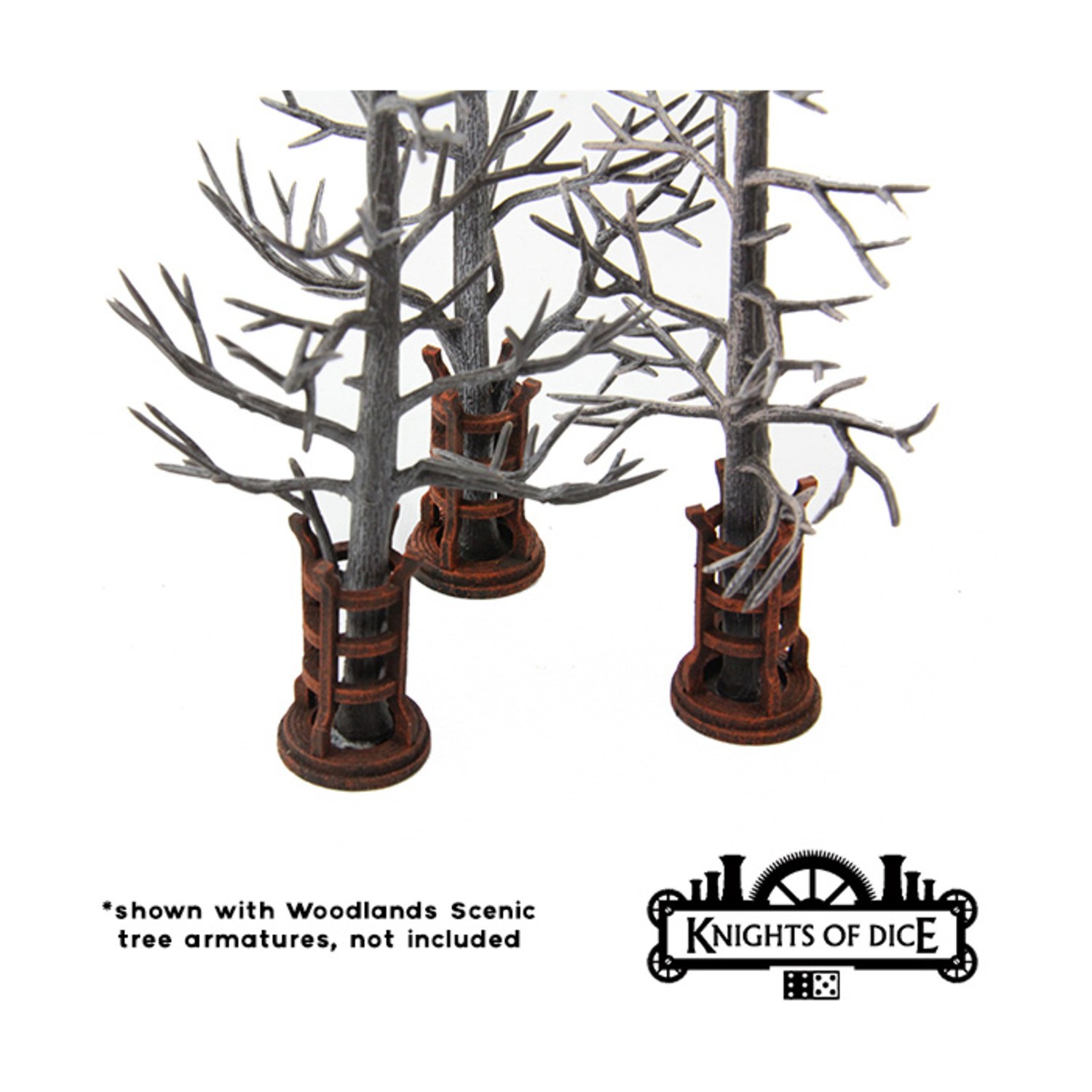 Knights of Dice Terrain 28mm Tree Guards Pack SW (New)
