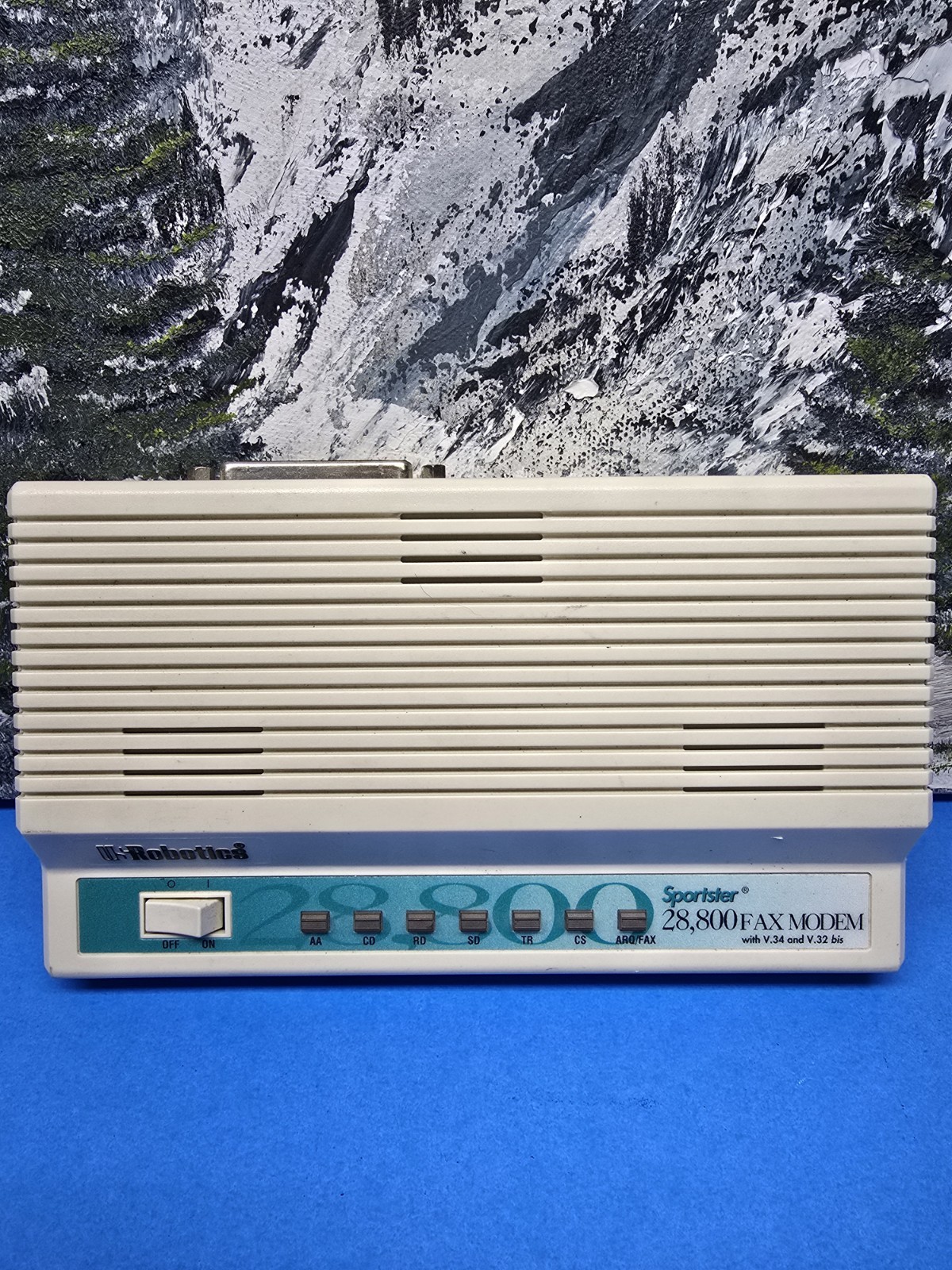 VINTAGE US ROBOTICS SPORTSTER 28,800 FAX MODEM WITH V.34 AND V.32 BIS
