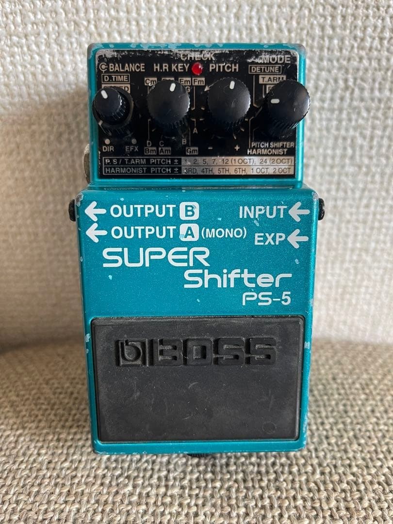 Boss PS-5 Super Shifter Pitch Shifter 50mA Guitar Effect Pedal Sound 1999