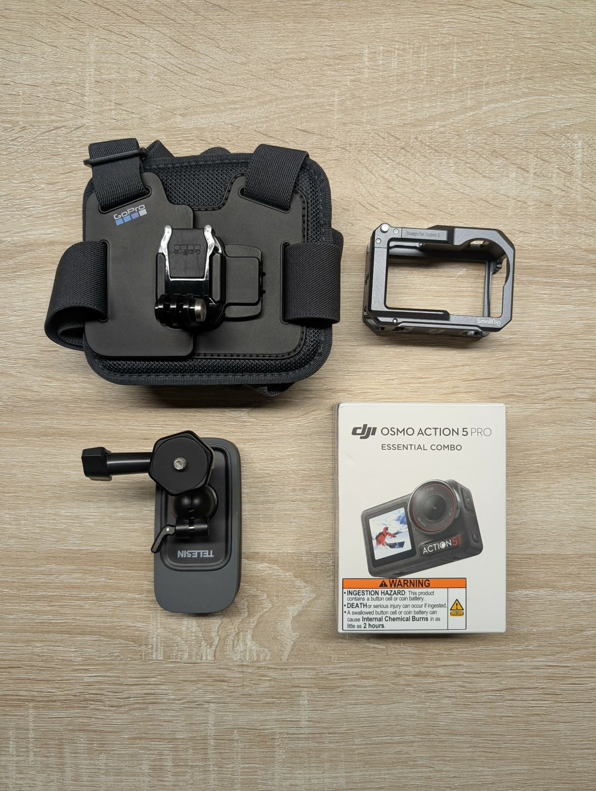 NEW DJI Osmo Action 5 Pro Essential Combo Action Camera. Extras