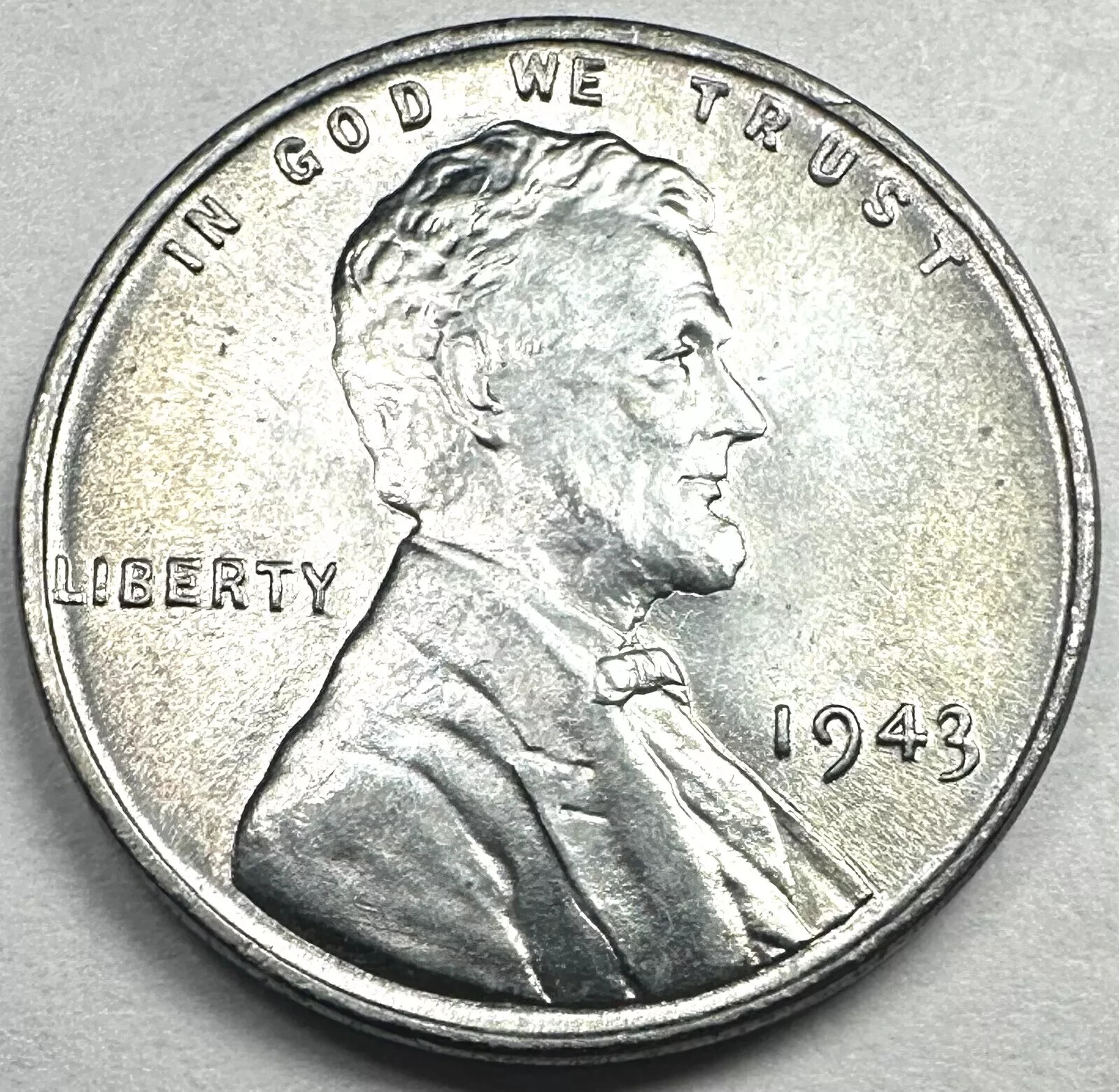 1943 P D S Lincoln Wheat Cent Choice Gem BU 3 Coin Set