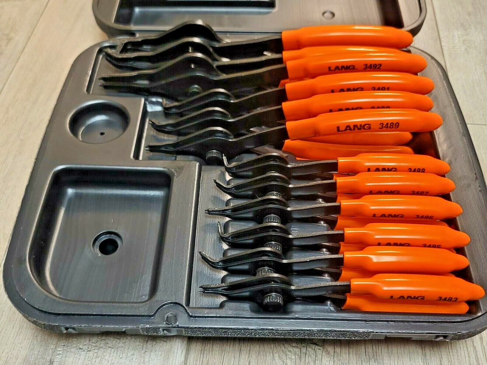 Lang 12pc Internal/ External Snap Ring/ Retaining Ring Pliers set USA #3495