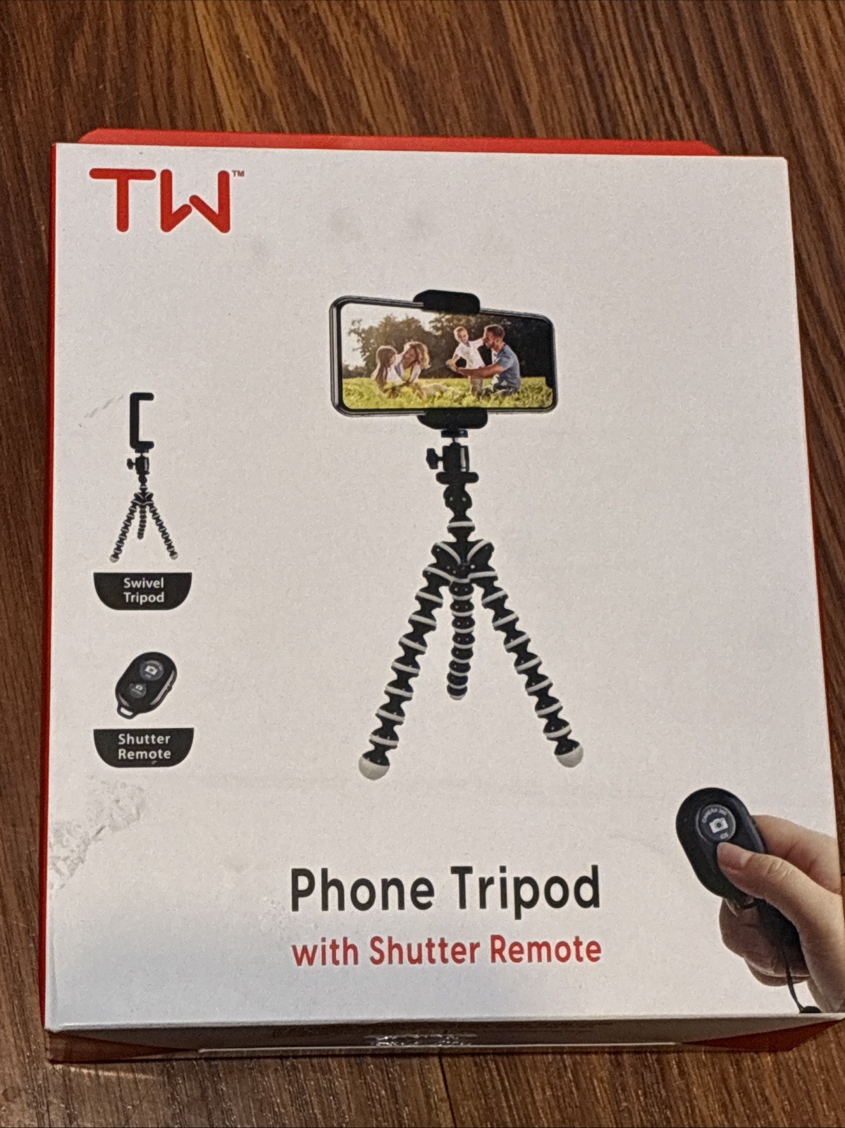 Flex Adjustable Tripod Stand for iPhone, Android, Camera With Shutter Remote