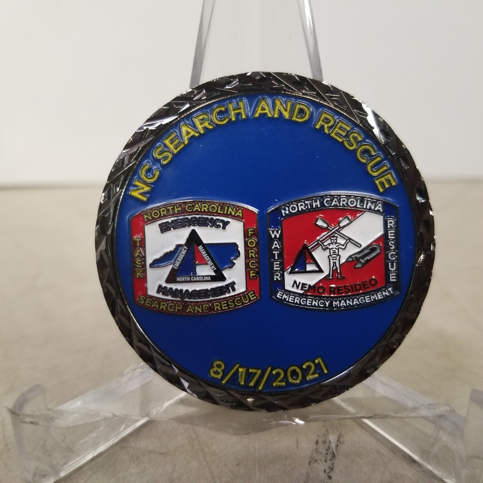 Tropical Storm Fred Haywood County NC Search & Rescue 8/17/2021 Challenge Coin