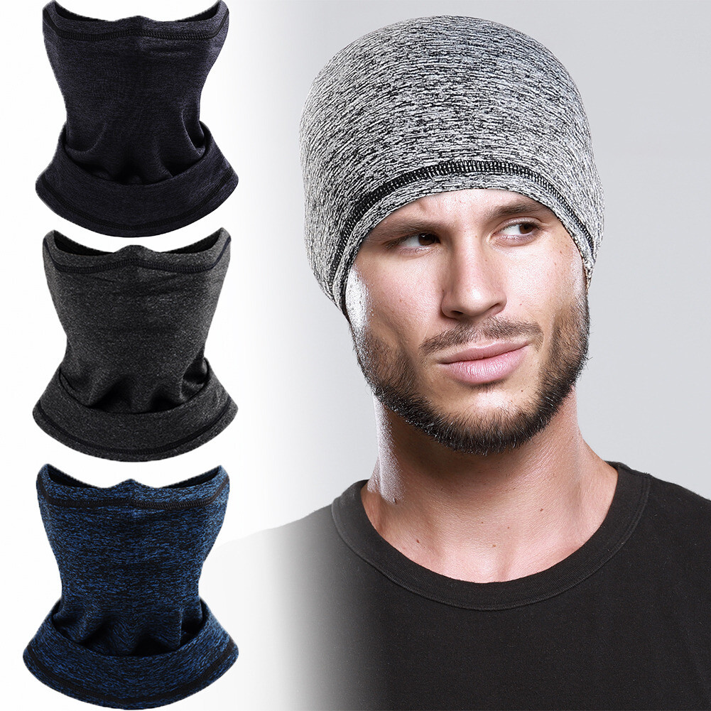 Warmer Fleece Neck Gaiter Winter Skiing Windproof Face Masks for Men Women Scarf