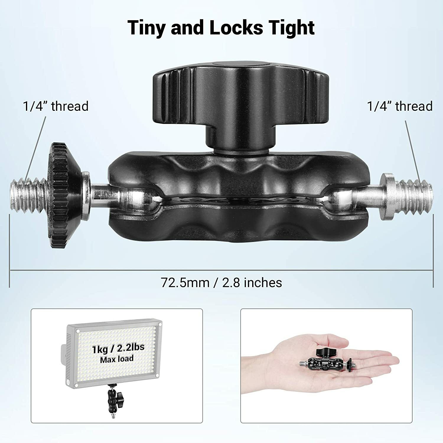 SmallRig Universal Magic Arm w/ Small Ballhead for Small Monitors Led Light 2157