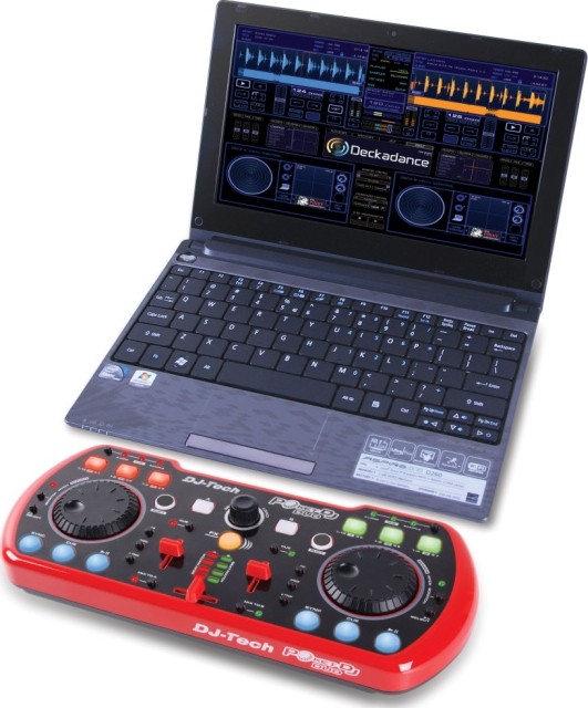 Dj Tech POKETDJDUO_6 Portable USB DJ Controller w/Soundcard