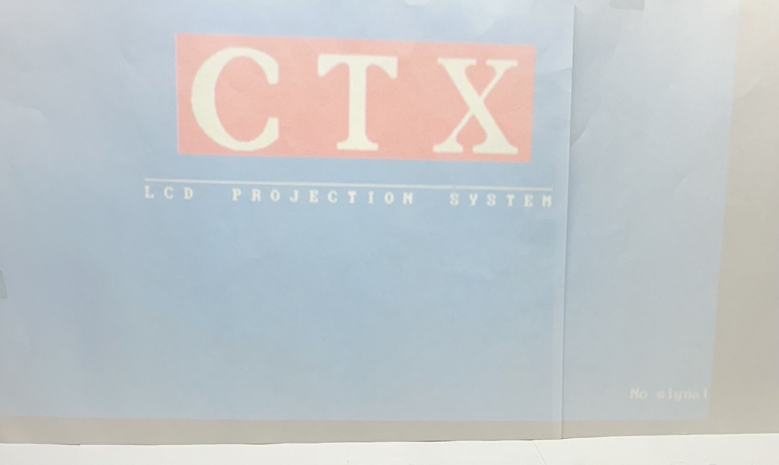 CTX EZ PRO 500 LCD PROJECTOR w/case, Cables & 3 Extra Bulbs - Tested & Working