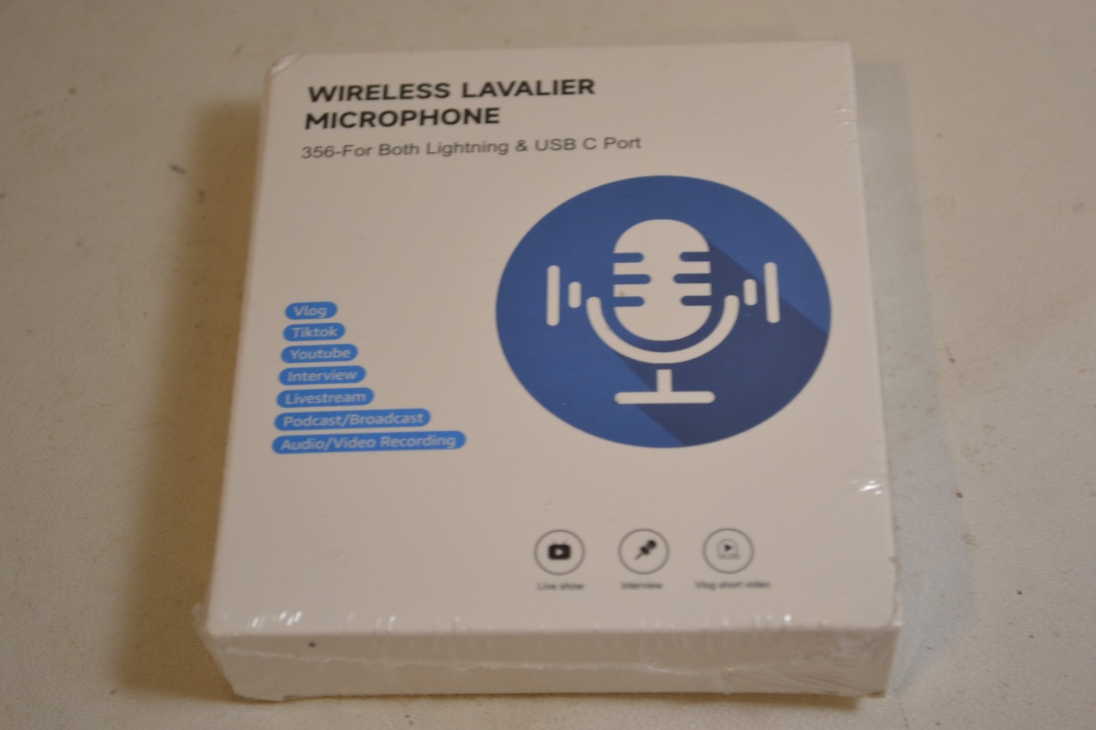 Maybesta Professional Wireless Lavalier Microphone WM356
