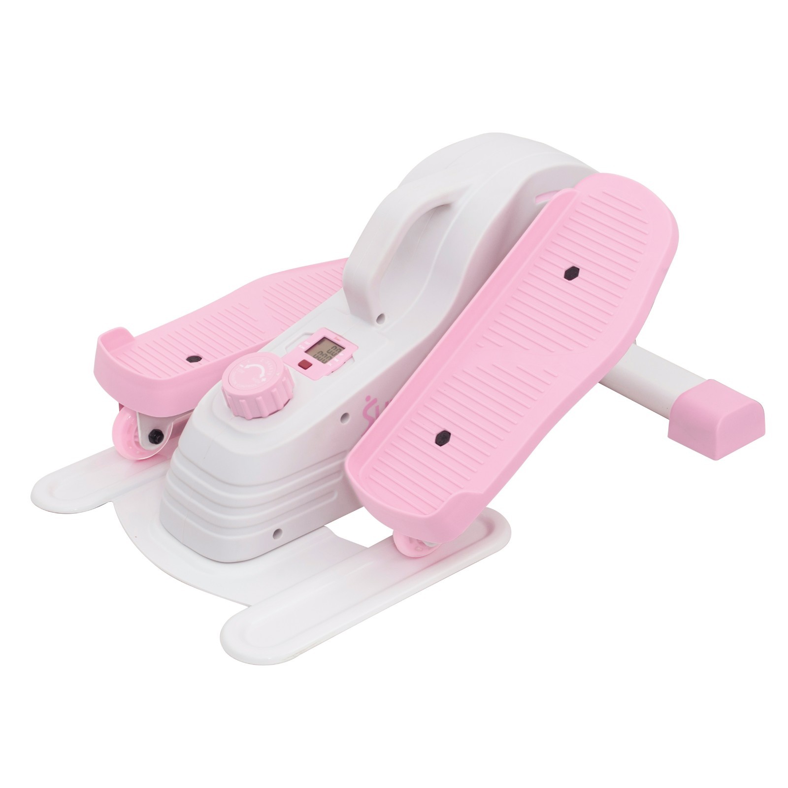 Pink Sitting Under Desk Pedal Exerciser Portable Training Machine Leg Exercise