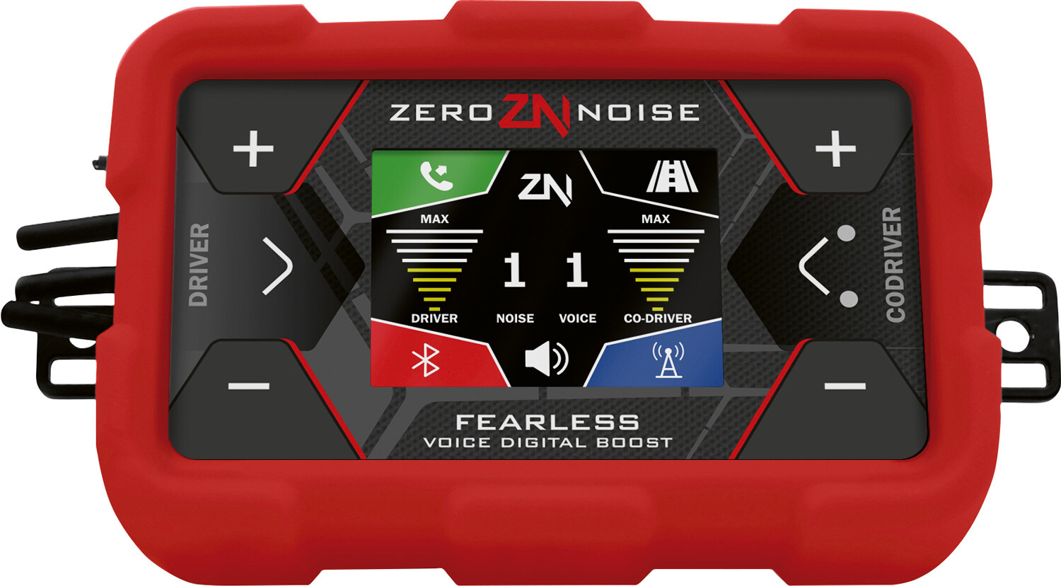 Amplifier Fearless Intercom Zeronoise Peltor Compatible Intercom Rally