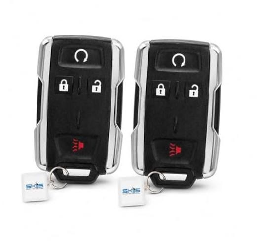 SKS 2 Key Fob Replacement Compatible for Chevy Silverado GMC Sierra 1500 2500