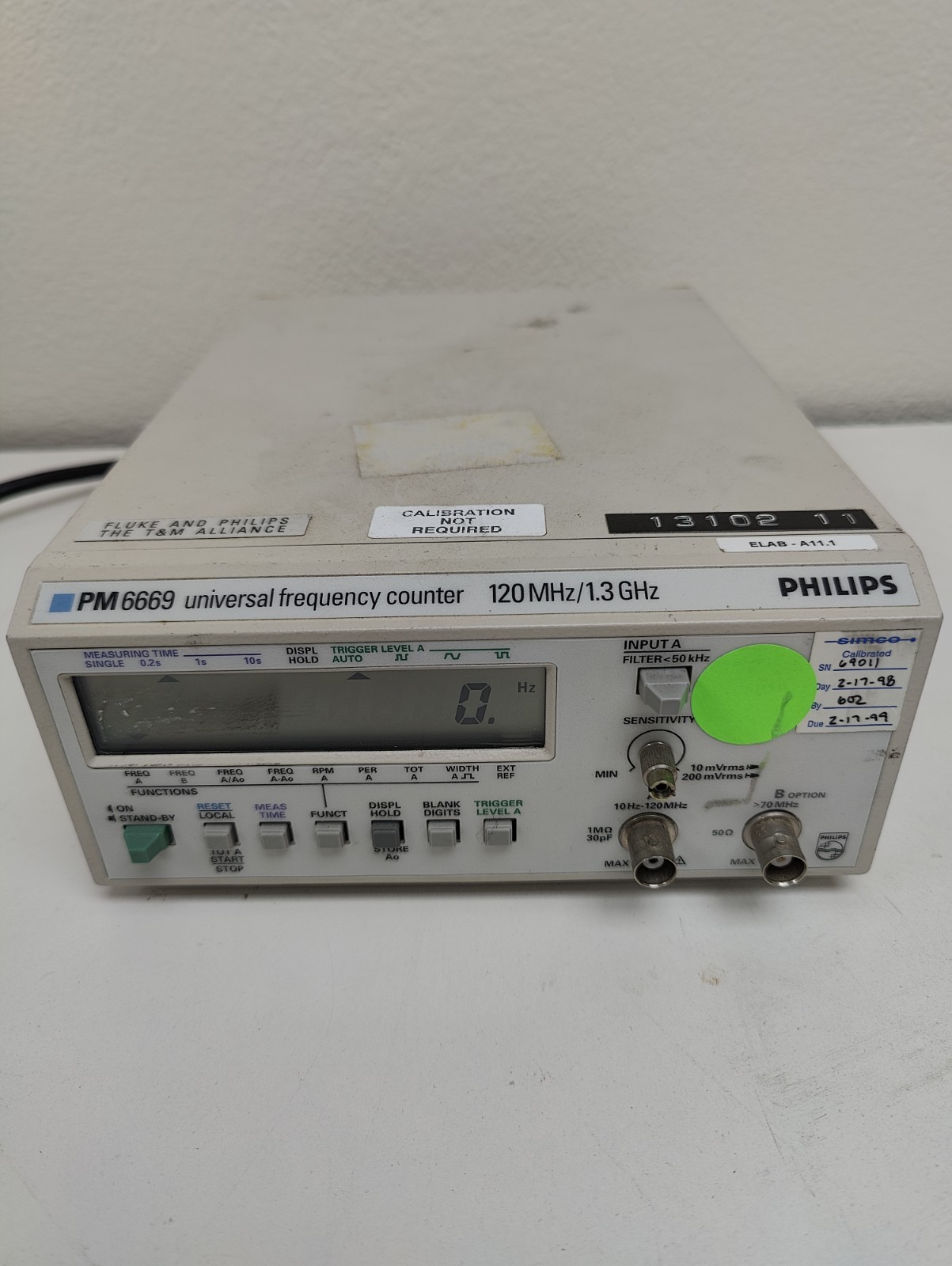 Philips - PM6669 Universal Frequency Counter UNIT ONLY