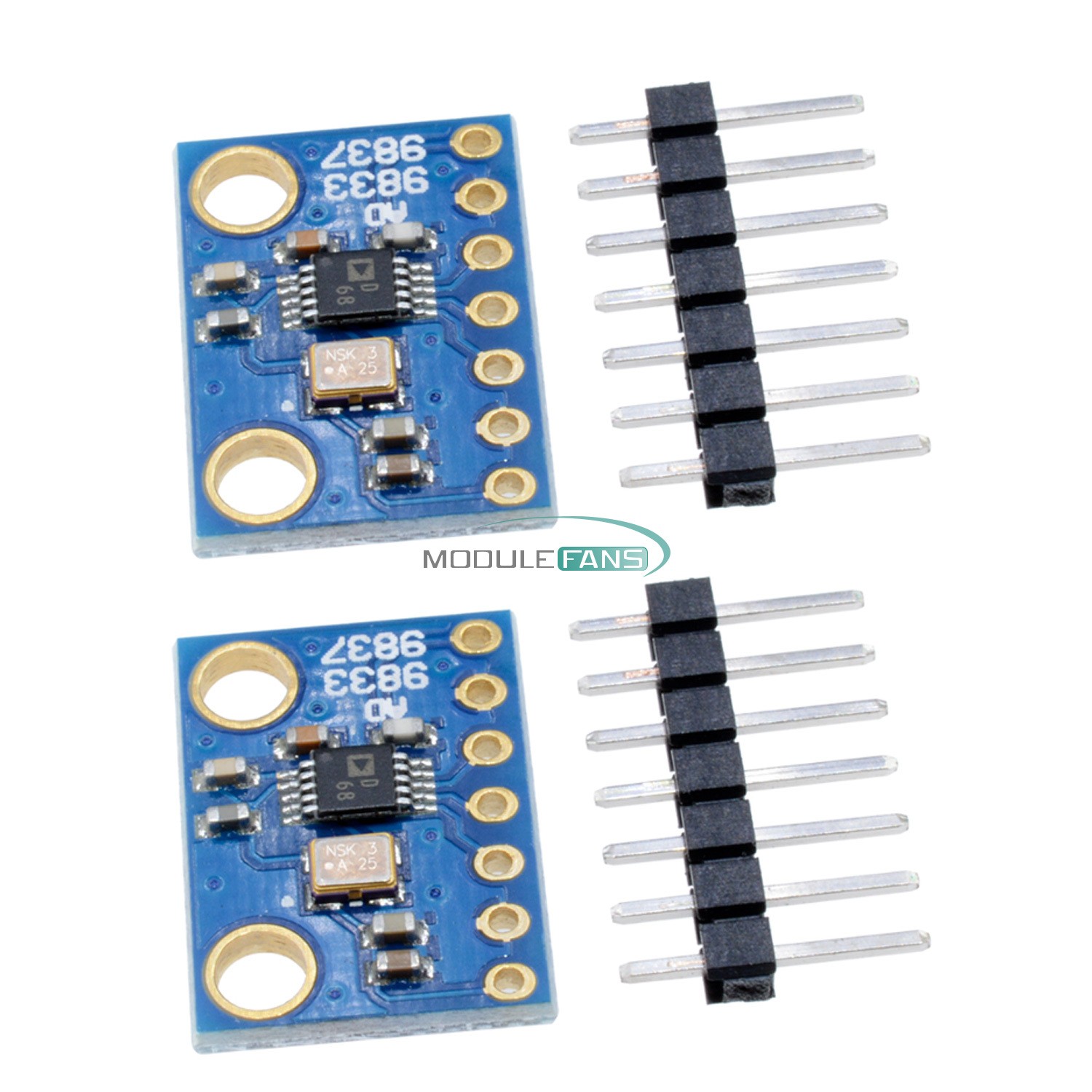2PCS AD9833 DDS Signal Generator Module Programmable Microprocessors Sine Wave