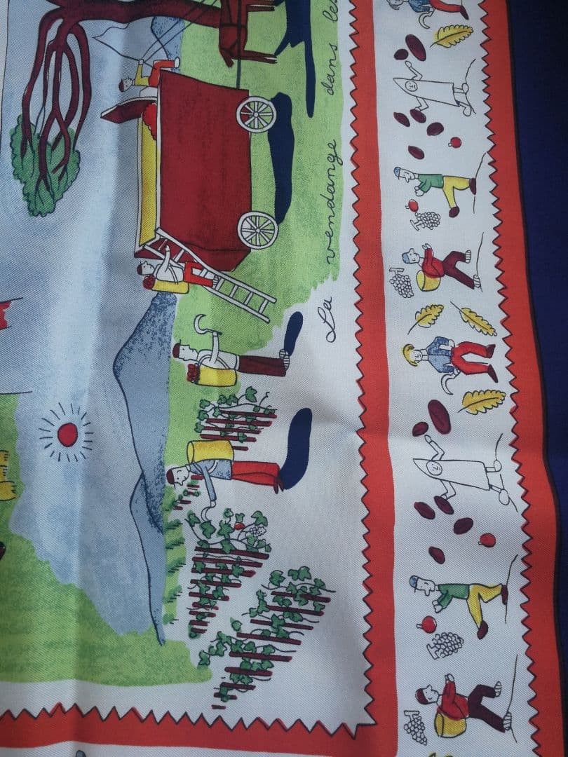 HERMES Scarf Carré 90 Returning to Hometown