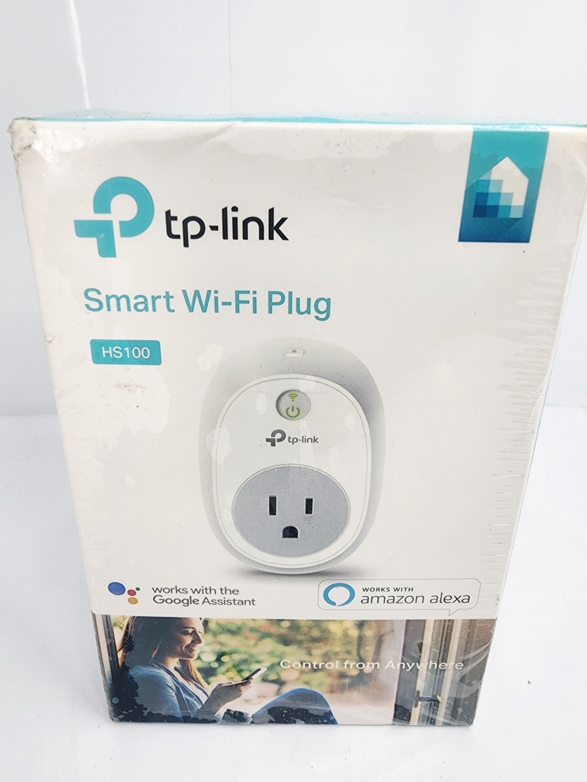 TP-Link HS100 Smart WiFi Plug Google Assistant & Amazon Alexa New Factory Sealed