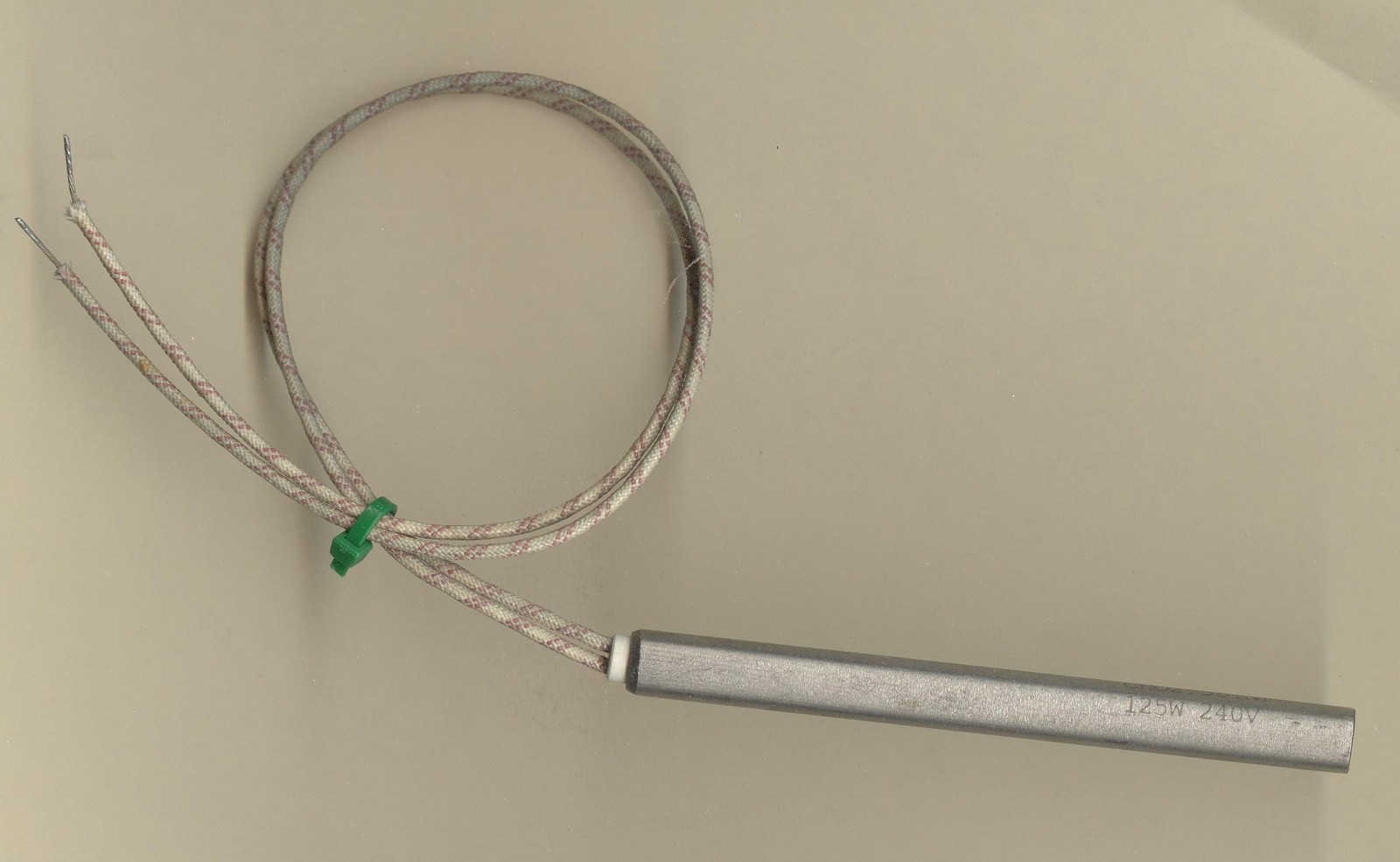 FAST HEAT Cartridge Heater 10mm Dia X 110mm Long 400W 240V 12" Fiberglass Lead