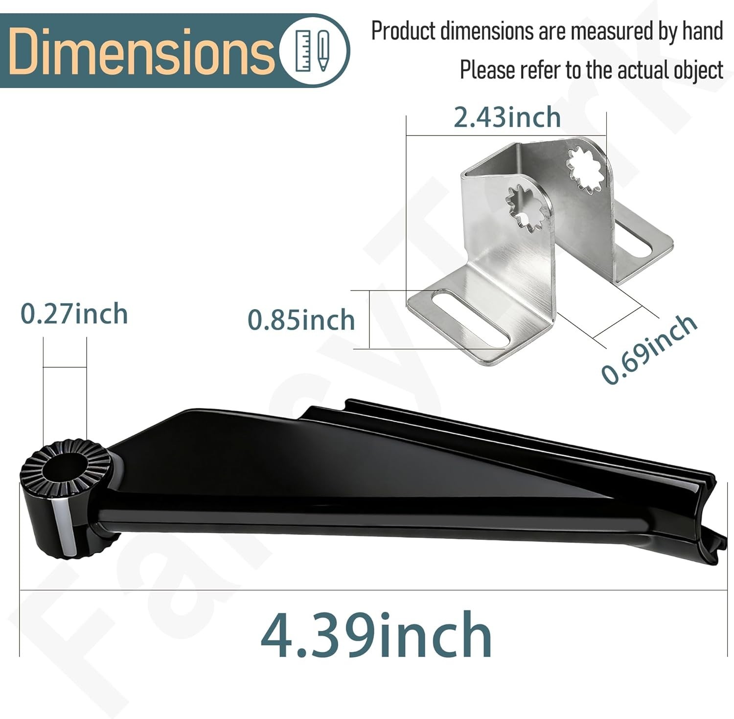 Compatible Transducer Mount Bracket for Down Scan Imaging - Lightweight Design