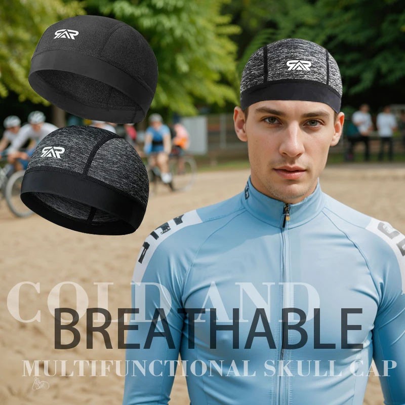 UV Protection Skull Cap Motorcyle Cycling Cooling Helmet Liner Hat for Men Women