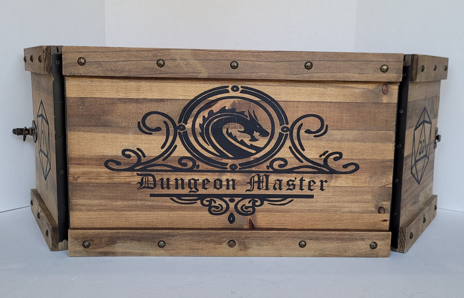 Dungeon Master Screen for Dungeons & Dragons Fantasy d20 RPG Solid Wood