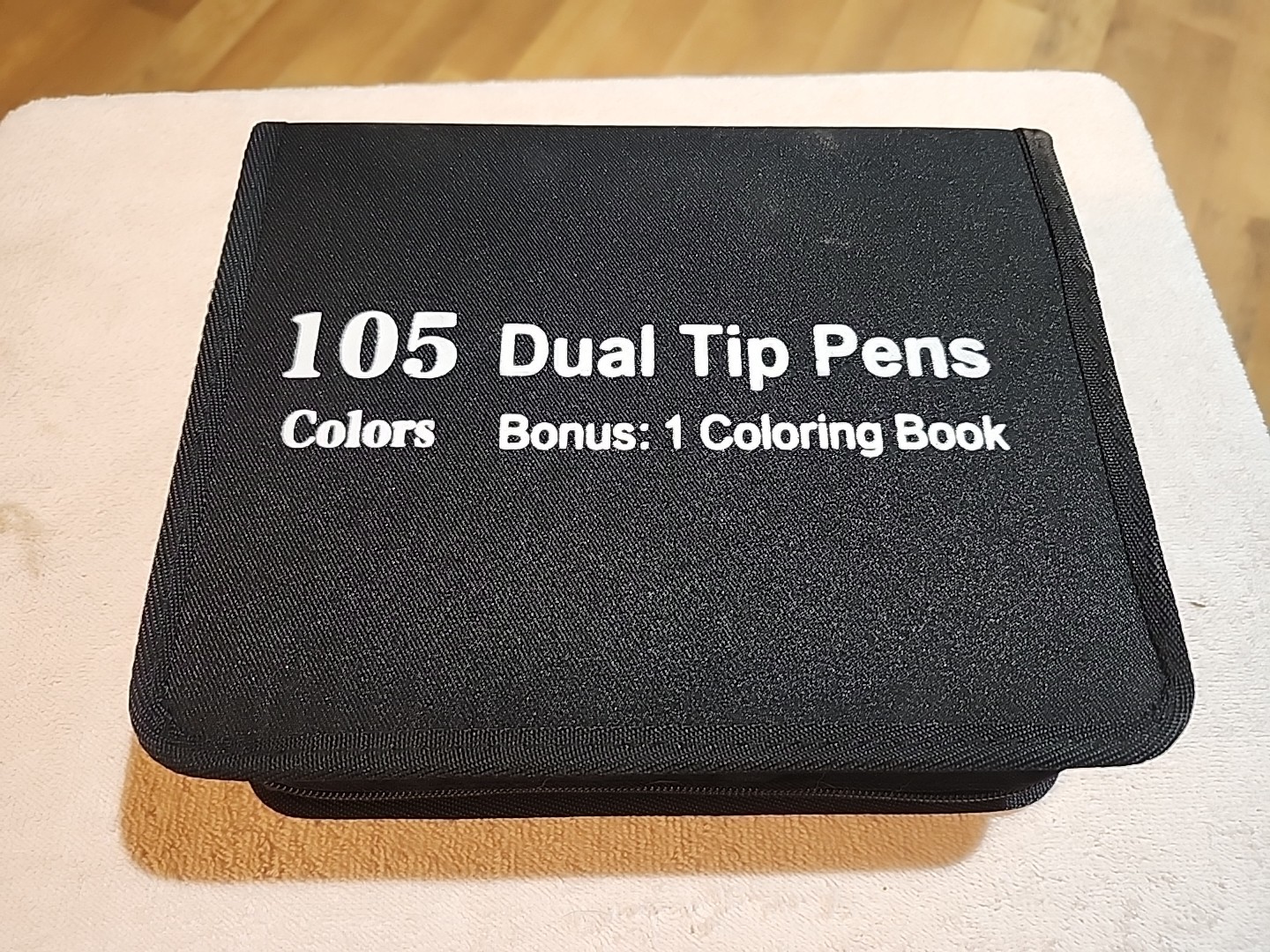 105 Dual Tip Colouring Pens Brush Pens Felt Brush Tip Pens With Coloring Book