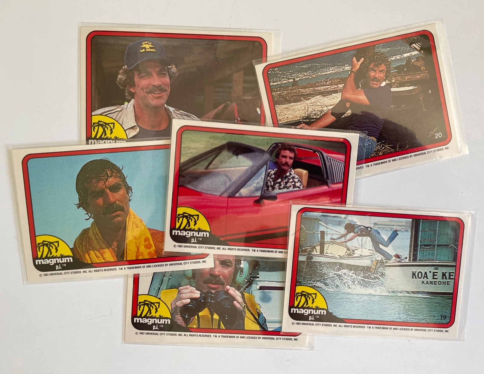 1982 Donruss Magnum PI trading card singles - Complete your set!