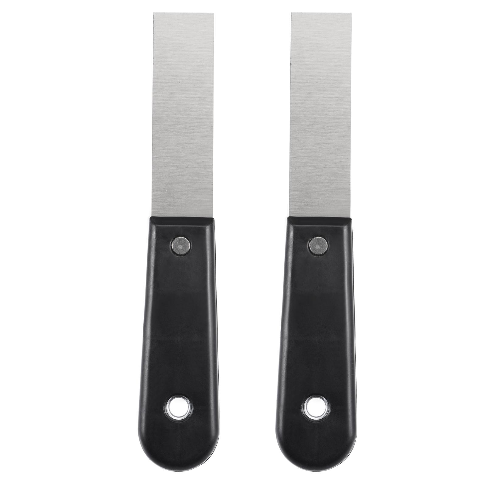2pcs Putty Scraper 1" Spatula Drywall Repair Spreader Stainless Steel Blade