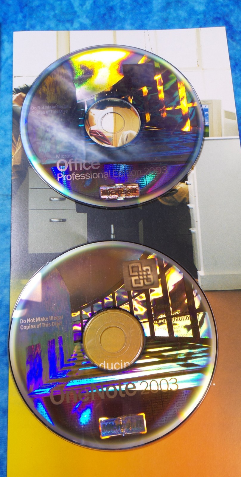 Microsoft Office Professional 2003 & OneNote 2003 Full Versions w/Product Keys