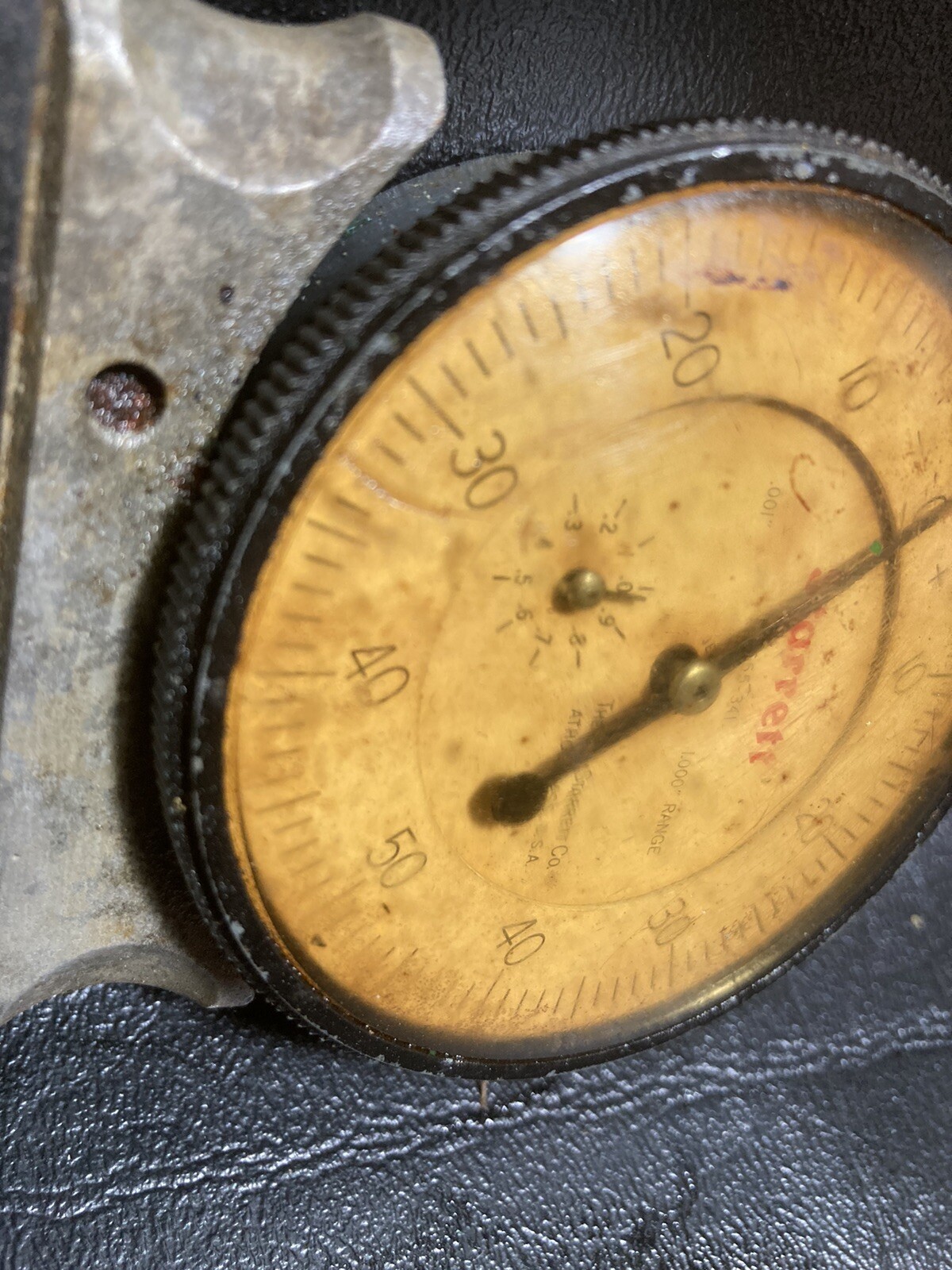Large Starrett 655-341 Dial Indicator 1.000" range