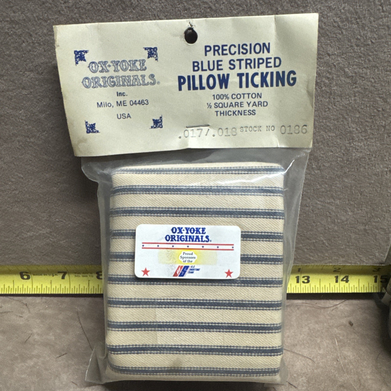 Ox Yoke Pillow Ticking .017/.018