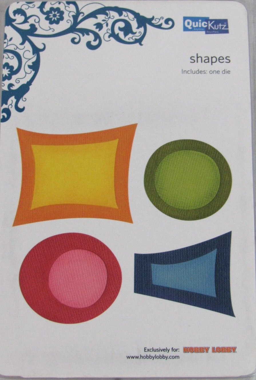 QuicKutz Shapes 4x4, 1 Cutting Die Set C-0103-S-REV