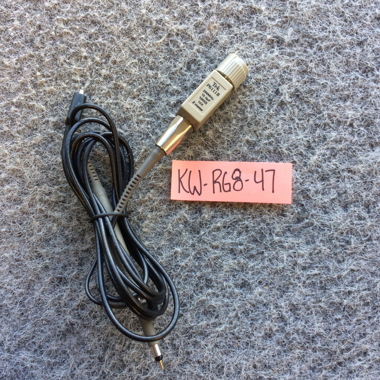 Tektronix Tek P6111B Oscilloscope Passive Probe 200 MHz 10X 2 Meter
