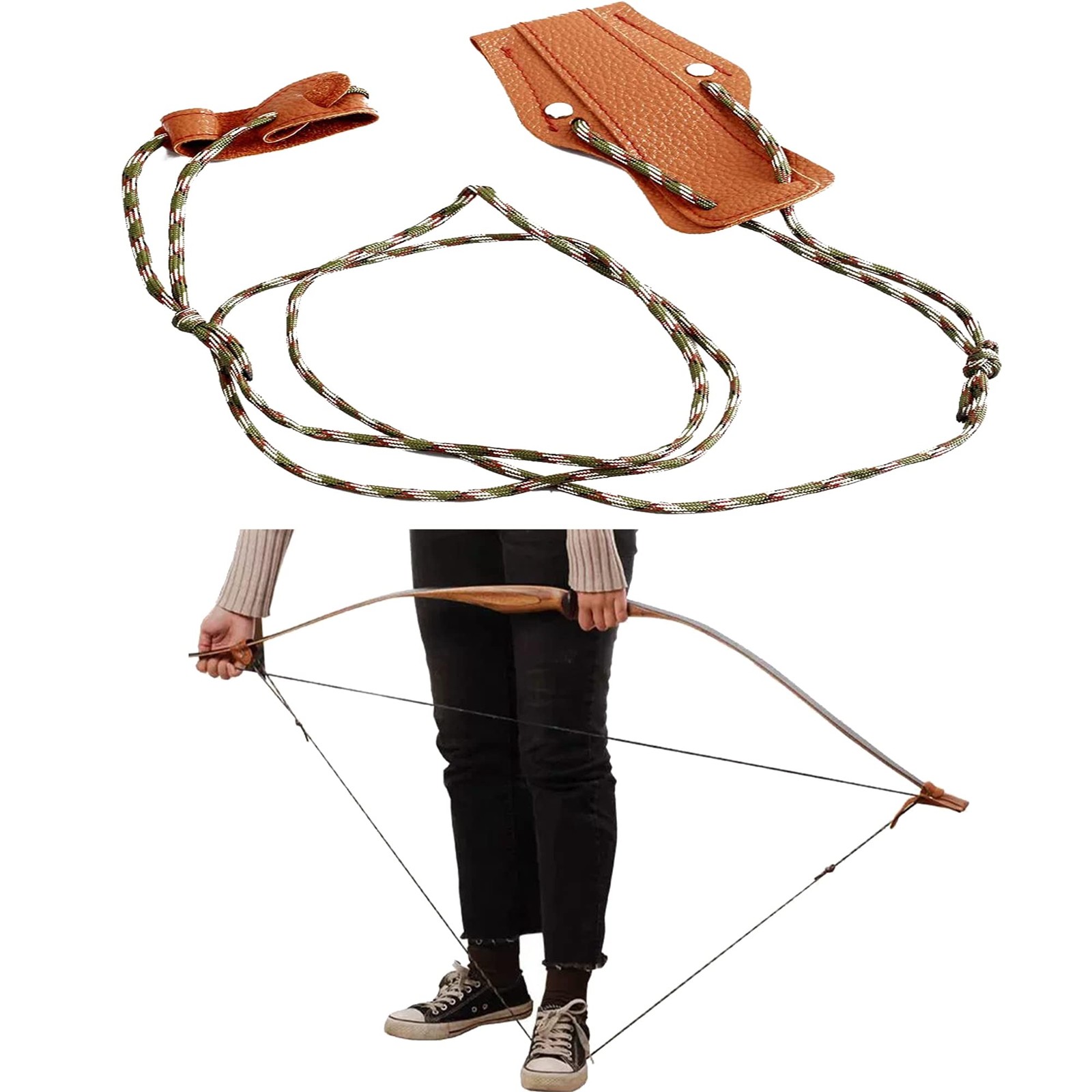 Archery Stringer Recurve Bow Stringer Tool, Longbow Stringer Tool to Install ...