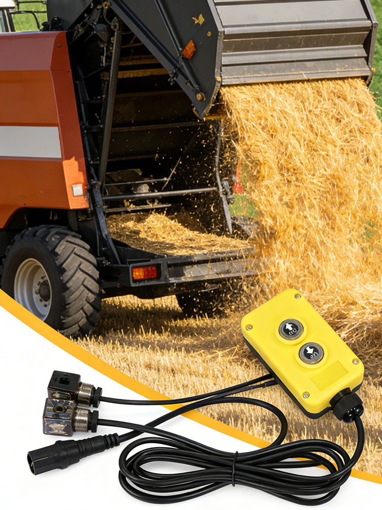 KTI Two Button Pendant Hydraulic Dump Trailer Controller - Power UP & DOWNDyIN