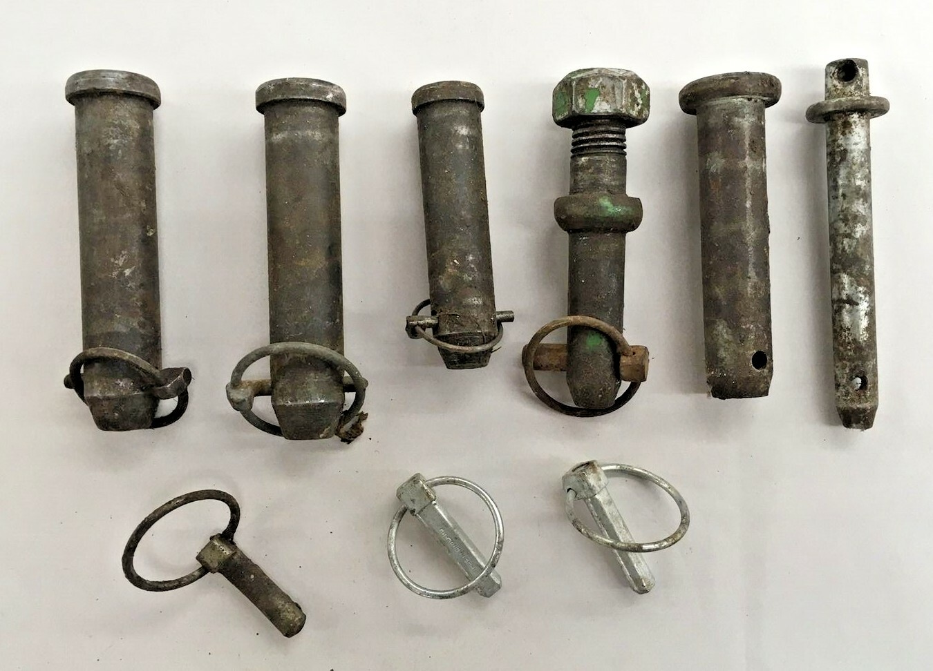 Trailer Hitch Bolts With Pins (Lot of 9)