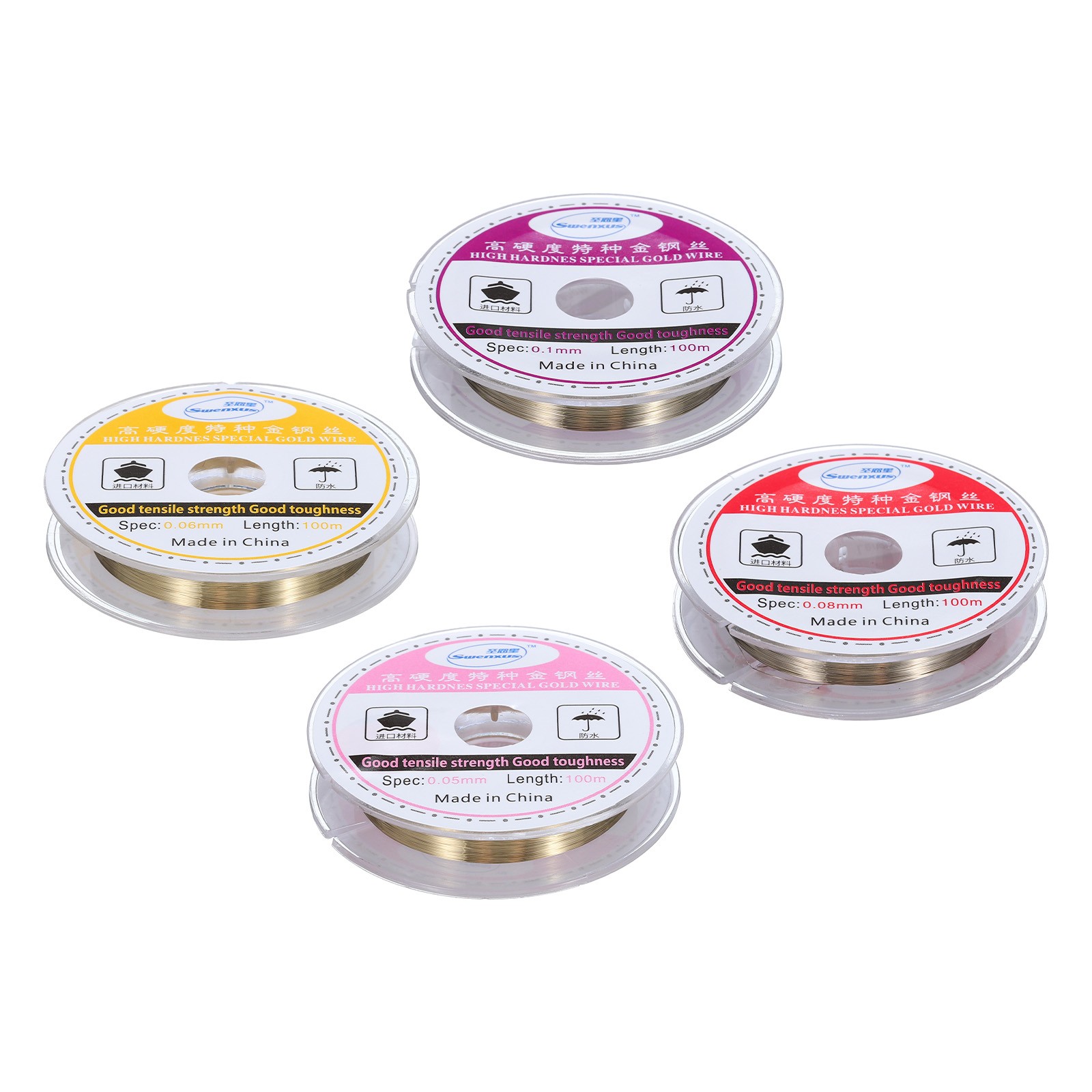 4pcs 100m Molybdenum Screen Cutting Wire Line Phone LCD Glass Separate