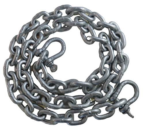 US Galvanized Windlass 1/4" x 4' ISO G4 Anchor Chain HDG with Galvanized...