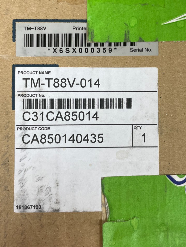 Epson TM-T88V Thermal Receipt Printer TM-T88V-014