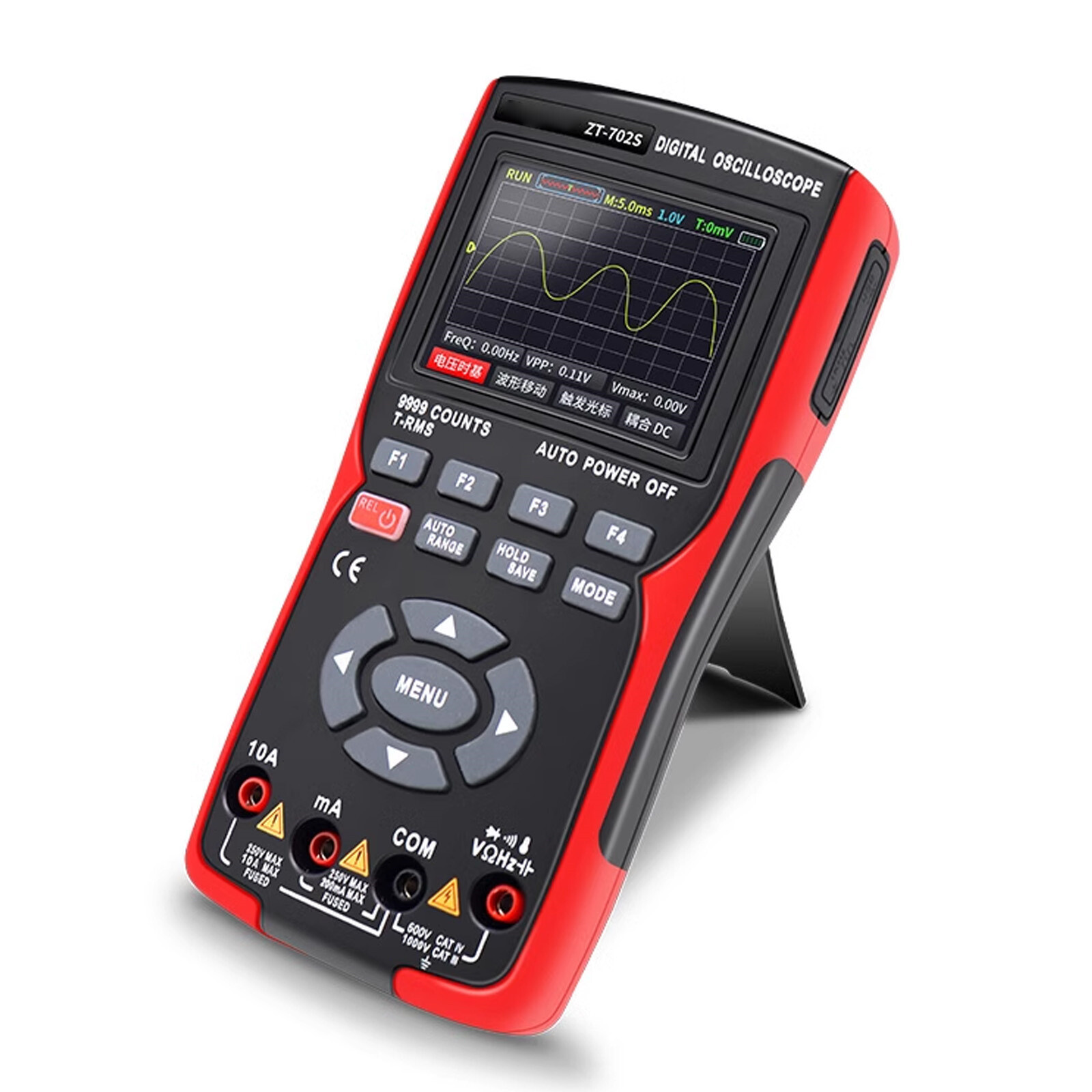 ZT-702S Digital Oscilloscope Multimeter AC/ DC Voltmeter Ammeter Ohmmeter Tools