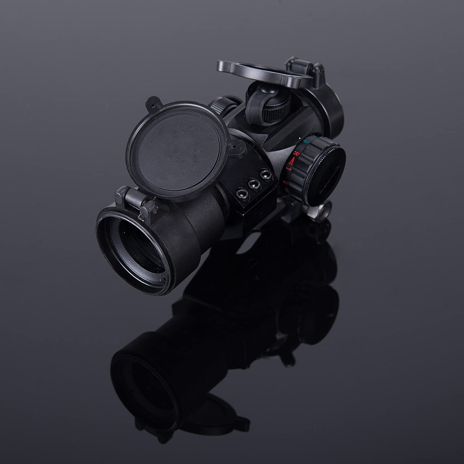 ANS Tactical Reflex 4 MOA Red - Green Dot Sight Scope w/ Rail Mount and Battery