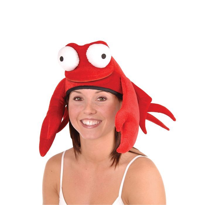 Beistle Plush Crab Hat Party Accessory