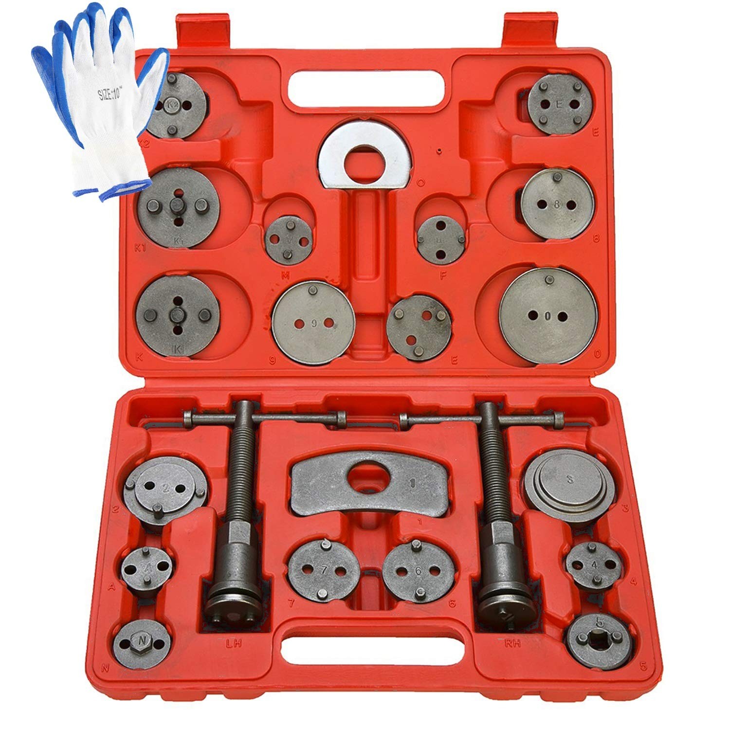 8MILELAKE Disc Brake Caliper Compressor Wind Back Tool 24pc Professional...