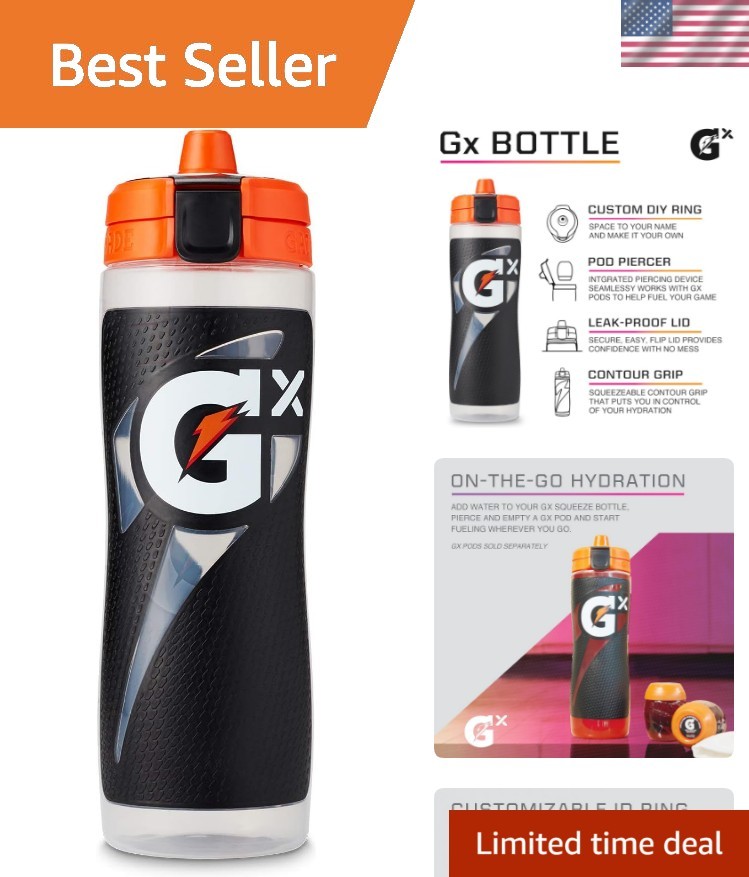 Gx Bottle , Black, 30oz