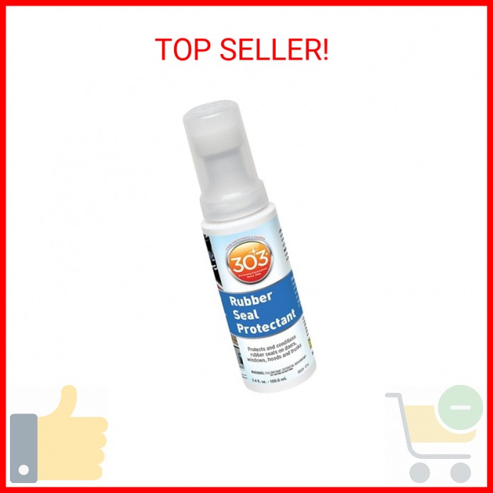 303 Products Rubber Seal Protectant – Protects & Conditions Seals on Doors, Wind