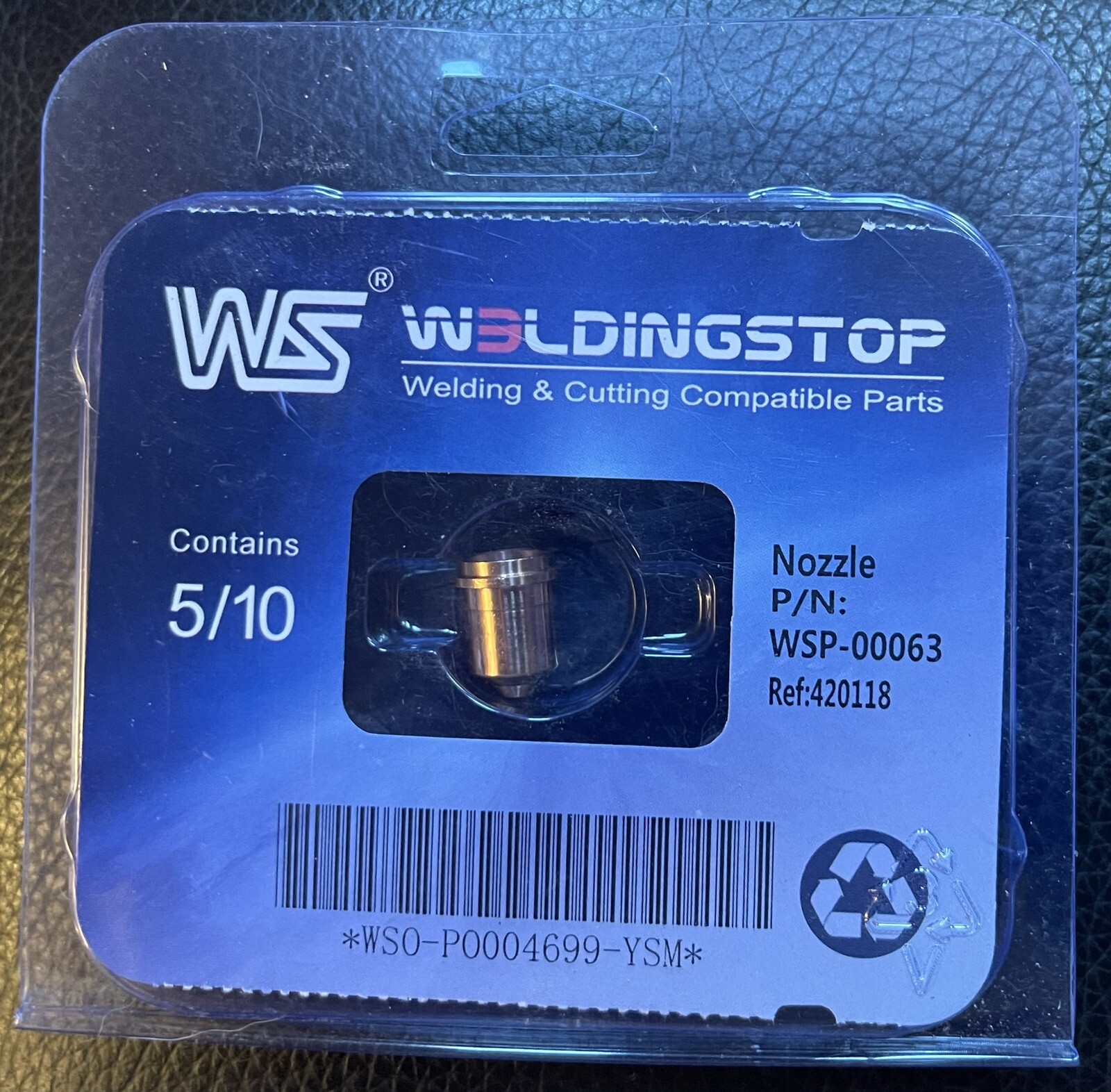 Wesldingstop, Electrode, P/N: WSP-00063, Ref 420118 5 Pack New