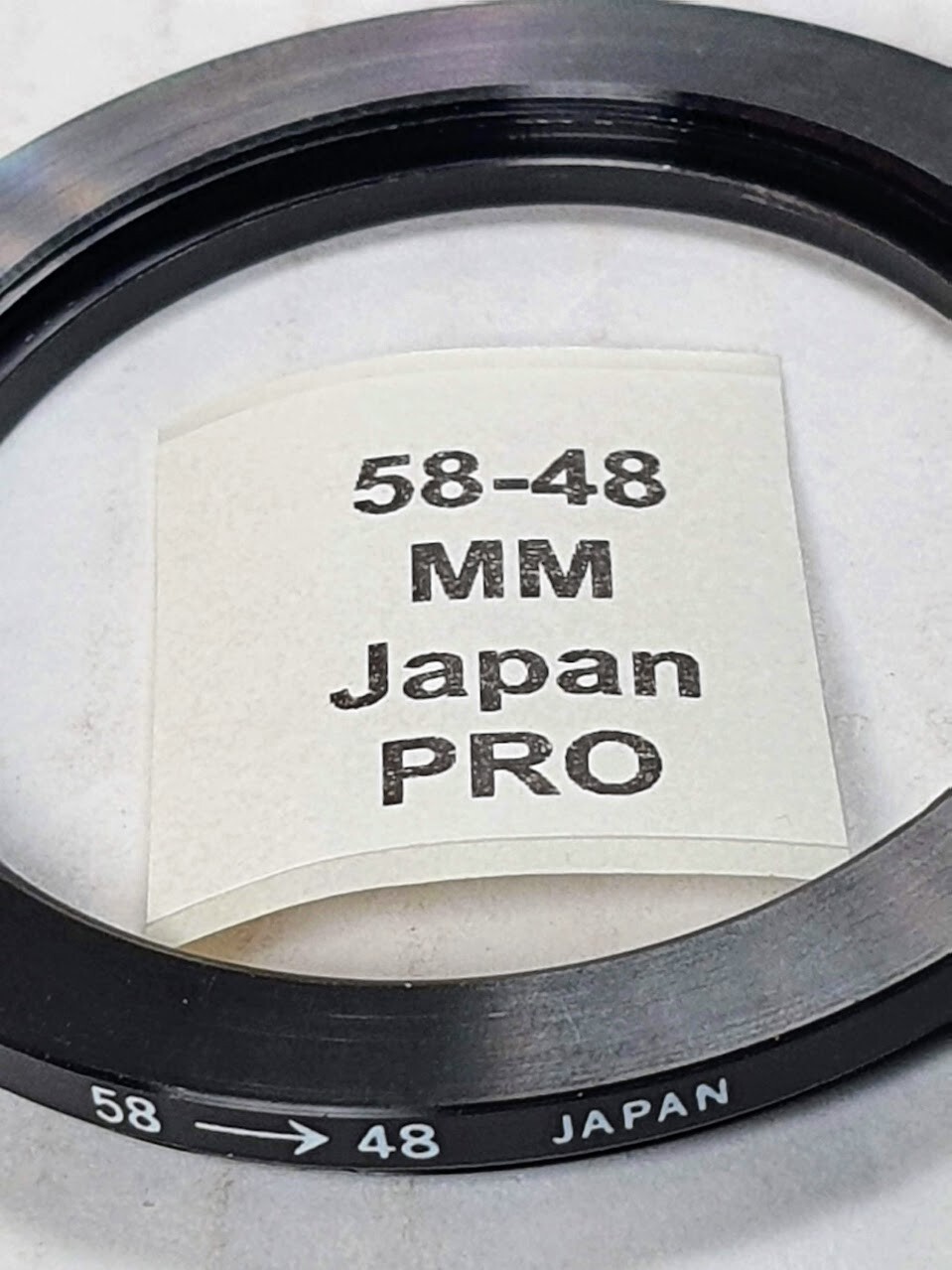 58-48mm Step-Down Lens Filter Converter Adapter Ring 58mm-48mm Metal E58 to E48