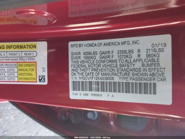 ACCORD 2019 Glove Box 5025432